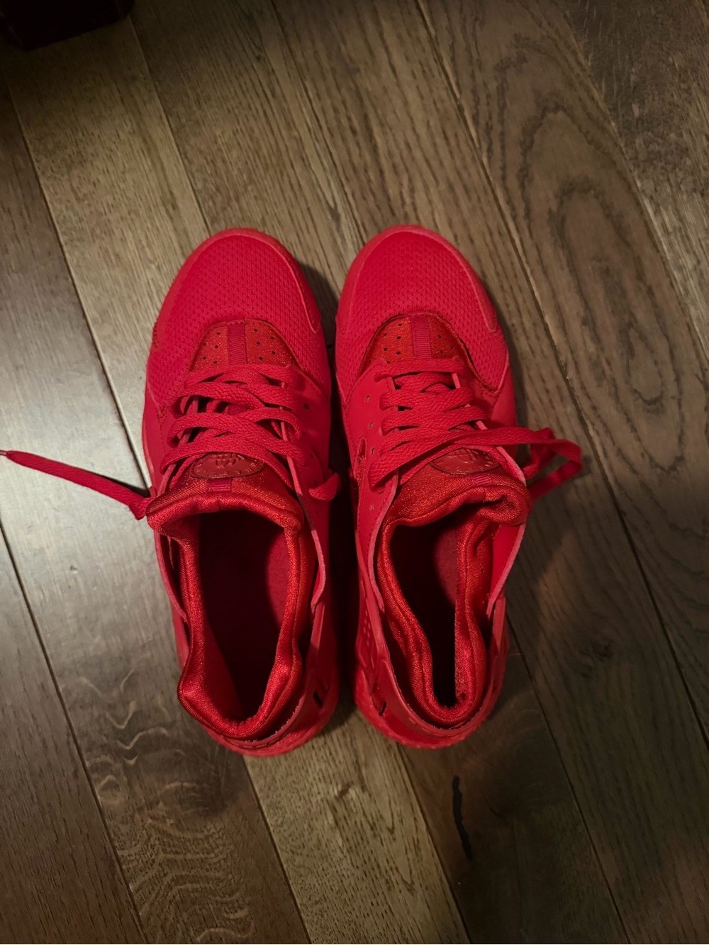 Kids Red Nike Huaraches